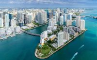 Downtown Brickell
Helicopter Aerial View
Miami City, 
South Florida,USA