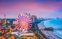 Myrtle Beach, South Carolina, USA city skyline.